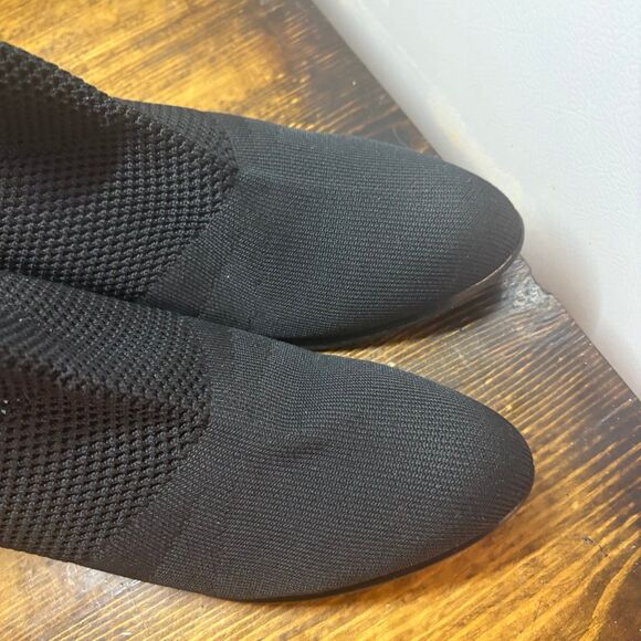 Espirt Black Ankle Boots Size 9.5 - Picture 4 of 9